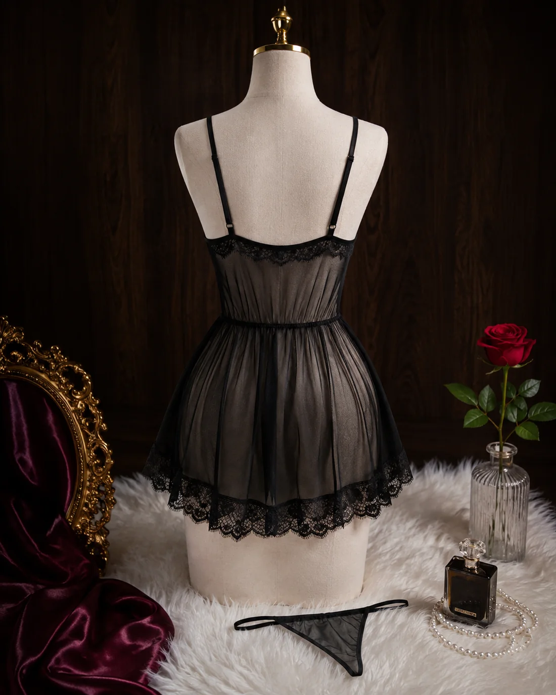 Midnight Sheer Nightdress alternate view